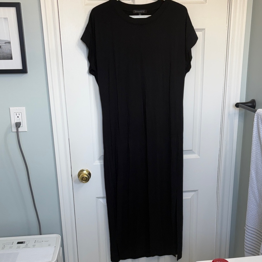 Dynamite Classic Black Maxi Dress